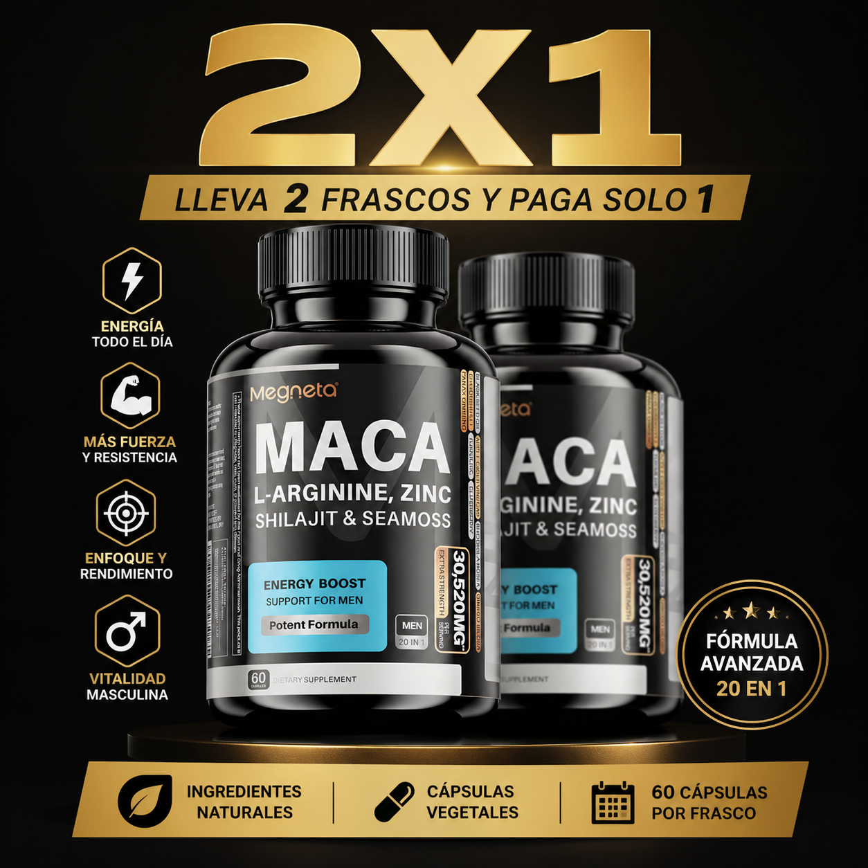 2X1 MEGNETA — VUELVE A SENTIRTE AL 100% TODOS LOS DÍAS