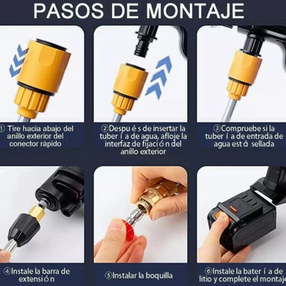 Kit Hidrolavadora 2 baterias+ Aspiradora